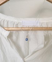 (silver925) blue necklace