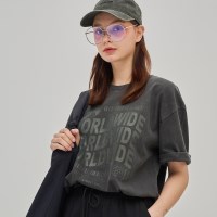 월드와이드 피그먼트 티셔츠 (차콜)