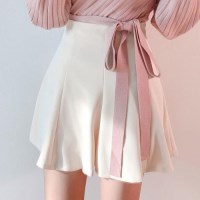 여성 플레어스커트 하이웨스트 미니 스커트