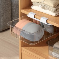 슬라이드 트레이 수납 옷정리 속옷 부착식 서랍 F178