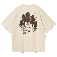 앨빈클로 FOREST CAMPING 오버핏 반팔티 AST4547 (4 COLOR)
