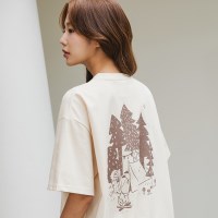 앨빈클로 FOREST CAMPING 오버핏 반팔티 AST4547 (4 COLOR)