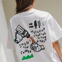 앨빈클로 SMELL THE COFFEE 오버핏 반팔티 AST4545 (3 COLOR)