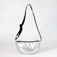 Light Half Moon Hobobag - Silver