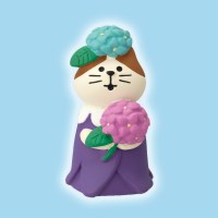 concombre 플라워 고양이 수국