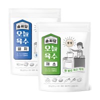 솜씨당 기타조미료 오늘육수 멸치 3.5gx30 + 채소 3.5gx30 코인 육수