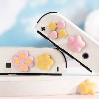 닌텐도 스위치 OLED 피치커비 젤리별조각 조이스틱 버튼 캡 풀커버