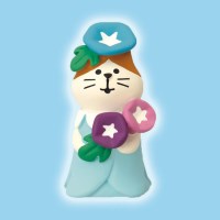 concombre 플라워 고양이 나팔꽃