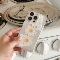 pure daisy 아이폰 갤럭시 케이스 투명 젤리 탱크