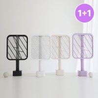 1+1[180도 폴딩형] 번개표 전기 모기채 2in1 해충 벌레 퇴치 충전식