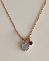 [925 Silver] Imolite Necklace A 09