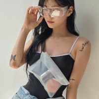 물놀이 워터밤 흠뻑쇼 안경 김서림 방지 고글 방수 가방 세트
