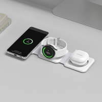 [파우치+링스티커] 필 3in1 맥세이프 휴대용 무선충전기 갤럭시 워치