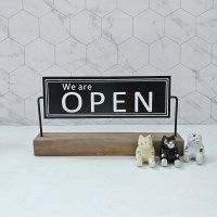 테이블 우드 오픈 클로즈