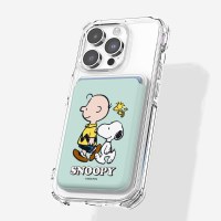 스누피 일상 맥세이프 슬라이드 카드지갑