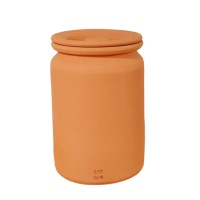 한양도예 모던스타일 10kg 황토 쌀통 쌀독 항아리 쌀보관함