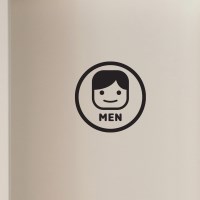 원안의 귀여운 men women 화장실 탈의실 다용도 스티커