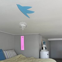 평화로운 풍경 유리종 모빌