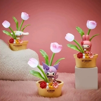 산리오 꽃요정 시리즈 피규어 LED 무드등 수면 조명