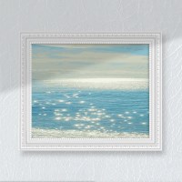 은빛바다풍경 풍경화 물멍 물결 힐링 감성 DIY 그림
