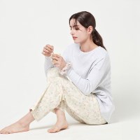 HWD 워싱 코튼 9부 팬츠 (우먼) - 01 Merry merry