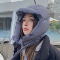 패딩 매듭 버튼 귀도리 모자 벙거지 귀마개 털모자 보온