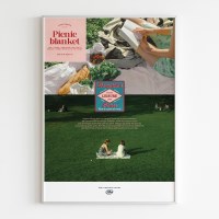 피크닉블랭킷 여름 빈티지 인테리어 포스터