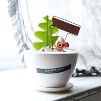 바닷속 친구들 스토리팟 DIY 키트 피규어 테라리움 만들기 미니화분