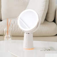 [무아스] 360도 회전 듀얼 5X 무선 LED 거울