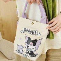 산리오 미니 에코백 쿠로미