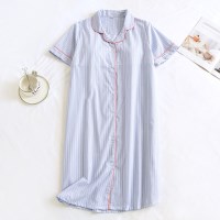 블루밍 ( 노브라OK ) 아사면 브라캡 원피스 잠옷  커플 파자마