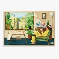 나의 하루, 아레아레아 작가 그림 캔버스액자 인테리어액자