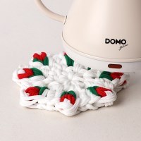 아트랄라 양말목 공예 튤립 매트 만들기 티코스터 손뜨개 DIY 집콕놀
