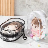 투명 pvc 소품파우치 인형파우치 13cm 3col