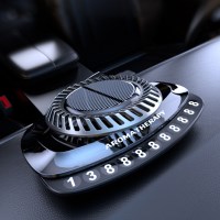 테슬라 제네시스 시크릿 주차번호판 태양열 회전 고급 차량용방향제