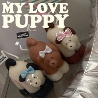 귀여운 강아지 퍼피 캔들 향초 선물