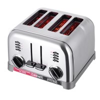 쿠진아트 토스트기계 카운트다운 메탈 4구 토스터기 CPT-180KR+자석