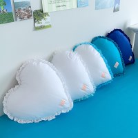 [쁘띠프릴 하트쿠션y] 쿠션커버 방석 (솜선택)