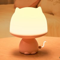 고양이 모양 무드등 충전식 취침등 귀여운 조명