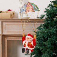 크리스마스 춤추는 인형 - 낙하산 산타