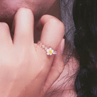 daisy beads-ring