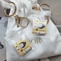 성공 행운 부적 돈다발 키링 5만원권/100달러 인형 키링 시험 가방고