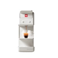 일리 커피캡슐머신 Y3.3 캡슐커피머신 화이트+라떼글라스 세트