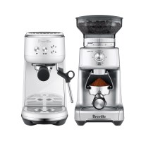 브레빌 원두커피머신 에스프레소 머신 밤비노 화이트 BES450 + 그라