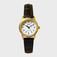 CASIO 카시오 LTP-1236PGL-7B 심플 골드 가죽 여성 손목시계