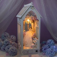 DIY 북엔드 책꽂이 미니어처 웨딩 드레스룸
