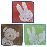 일본 캐릭터 미피 마메 타올 미니 수건 3design