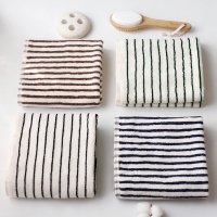 30수 170g 코마사 선염 스트라이프 호텔 타월 수건 10장 4color