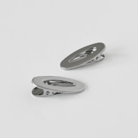 [2SET] metal ellipse hair pin