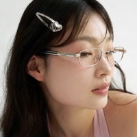 heart metal hair pin M